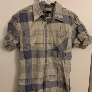 Diesel Plaid Short Sleeve Button Down